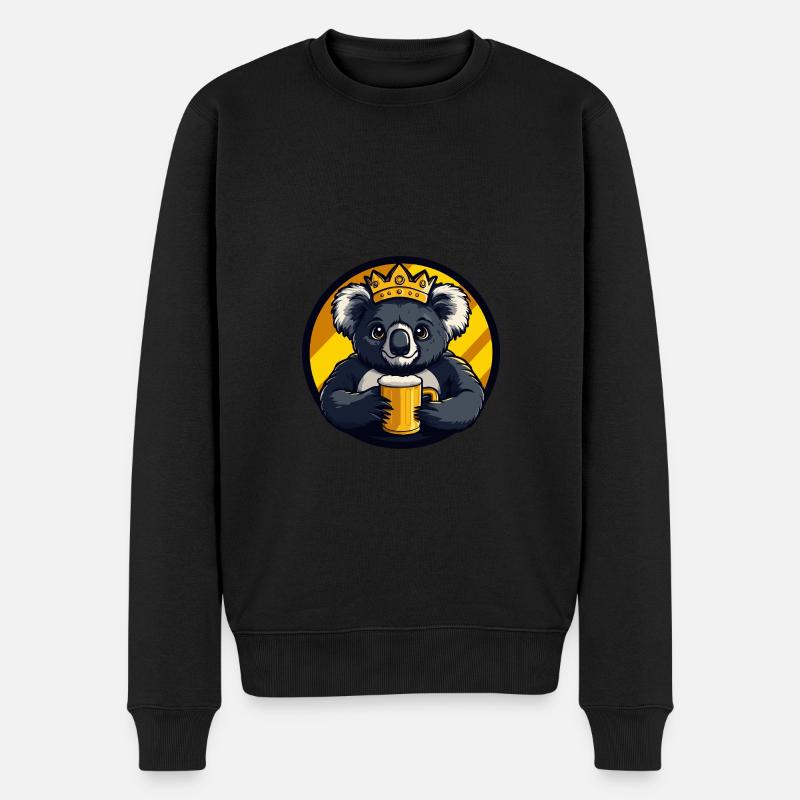 Bière Koala - Pull Premium bio Homme - noir