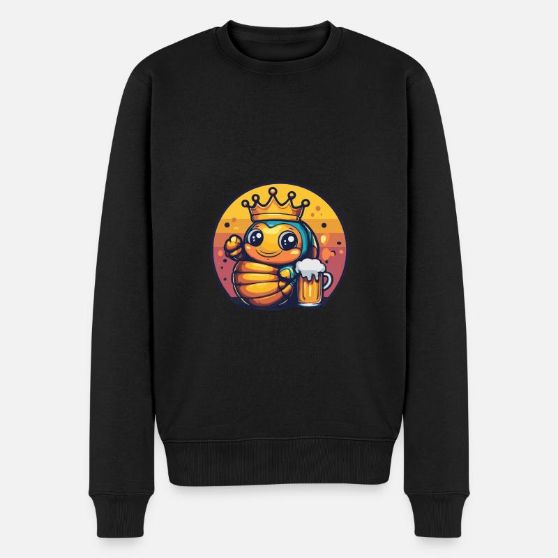 Bière Wurm - Pull Premium bio Homme - noir