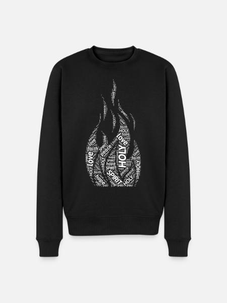 Jesus Jesus Jesus Jesus Holy Spirit Holy Spirit - Men's Premium Organic Jumper - black