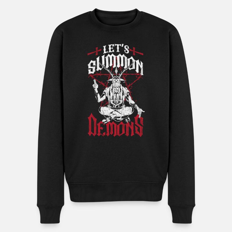 Occult - Männer Premium Bio Pullover - Schwarz