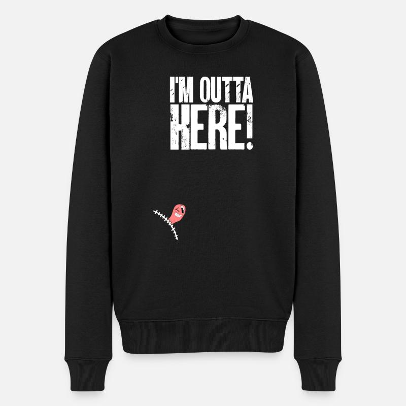 Appendicectomie Appendicite - Pull Premium bio Homme - noir