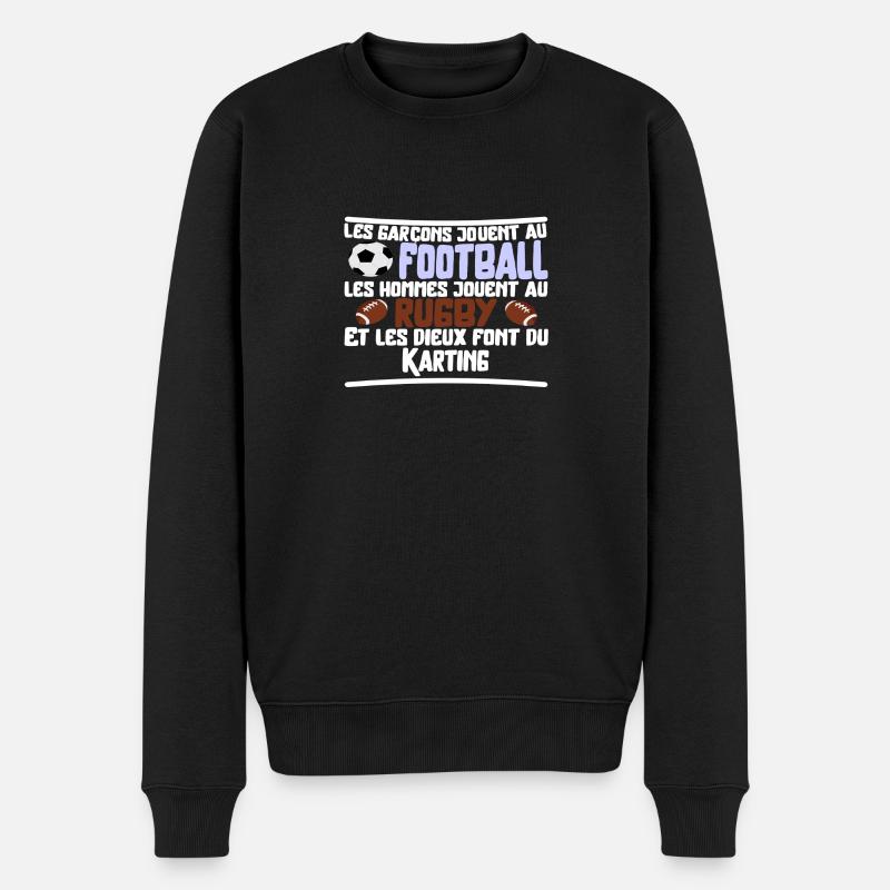 Les dieux Karting cadeau - Pull Premium bio Homme - noir