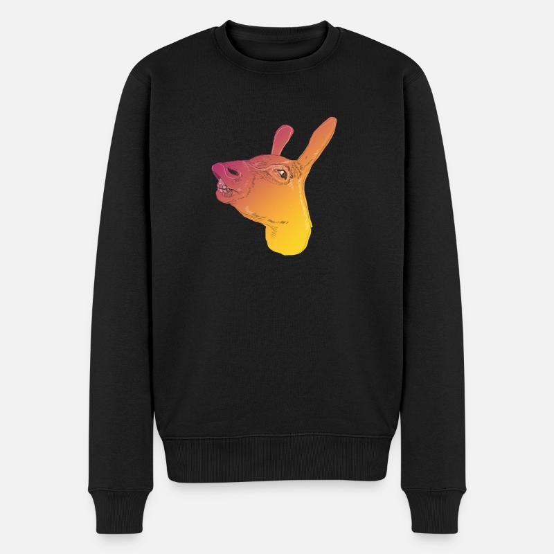 ESEL - Männer Premium Bio Pullover - Schwarz
