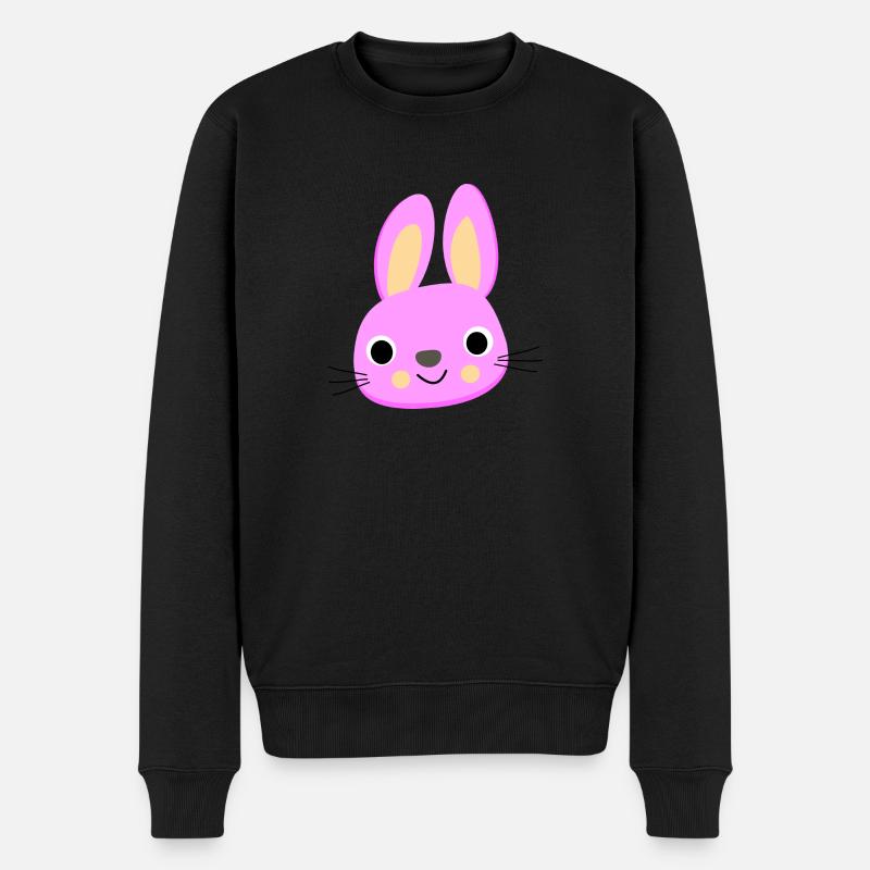 Bunny - Männer Premium Bio Pullover - Schwarz