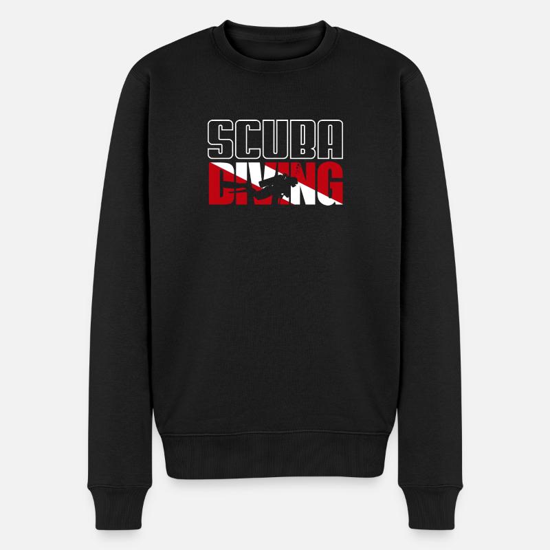 Plongée sous-marine / Tauchen / busseig / Mergulho / Plongée - Pull Premium bio Homme - noir
