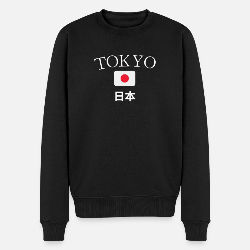 Tokyo - Japan - Pull Premium bio Homme - noir