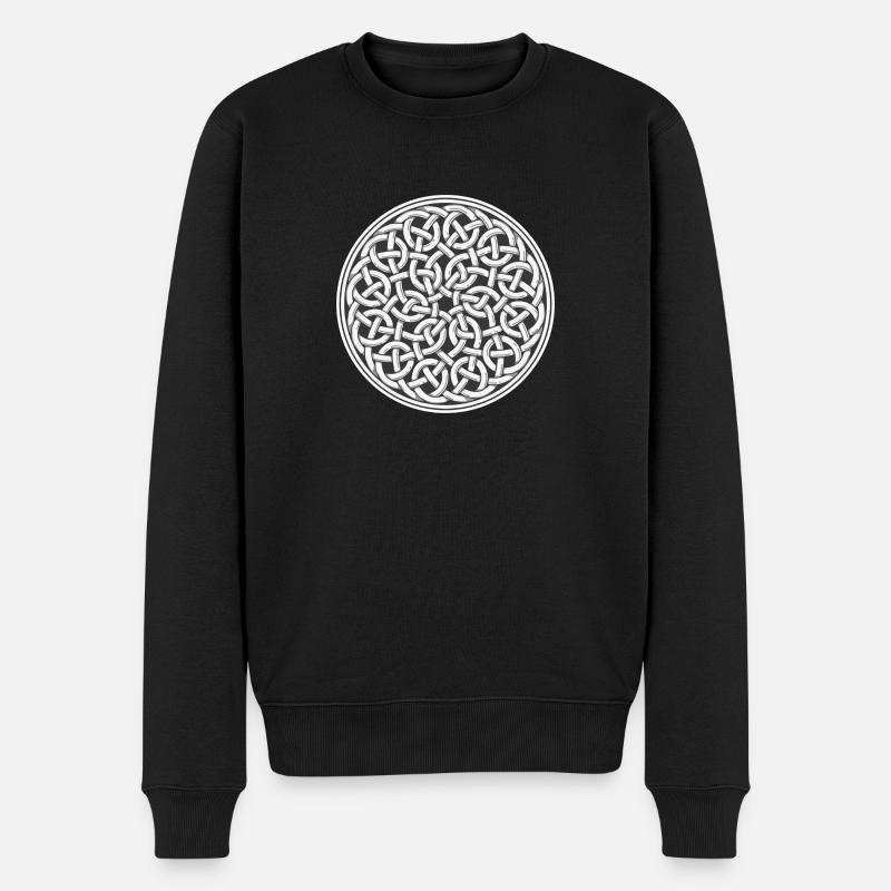 noeud celtique - Pull Premium bio Homme - noir