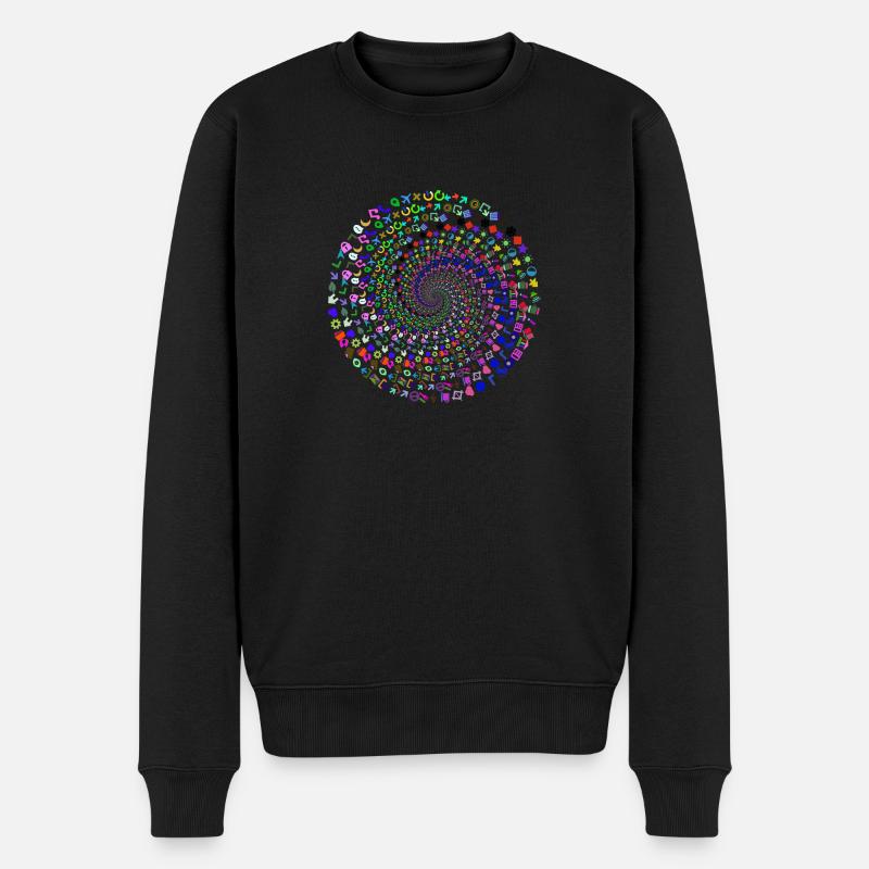 Dinge - Männer Premium Bio Pullover - Schwarz