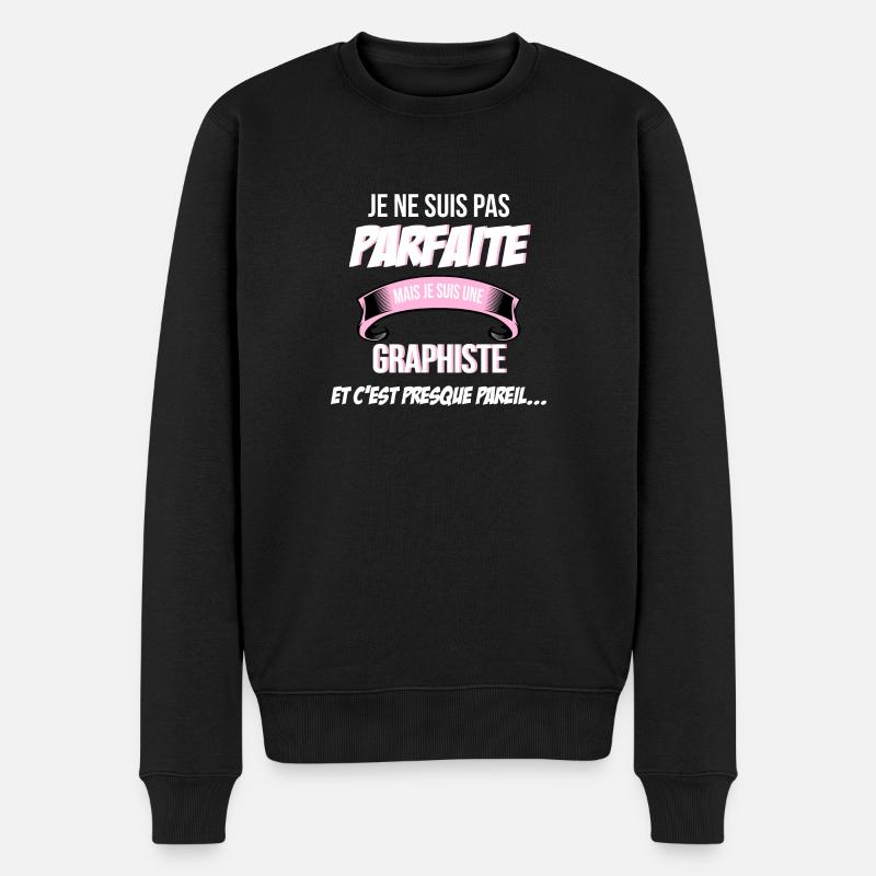 Graphiste cadeau humour - Pull Premium bio Homme - noir
