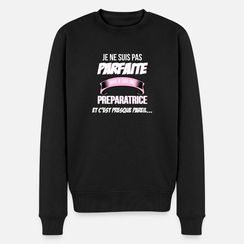 Preparatrice cadeau humour - Pull Premium bio Homme - noir