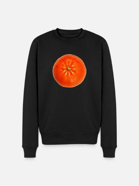 mandarin mandarin veggie vegetables fruits1 - Men's Premium Organic Jumper - black