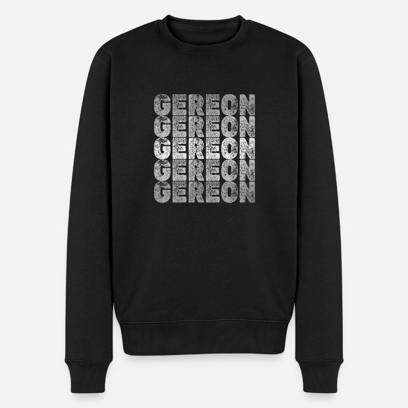 Gereon Gereon - Männer Premium Bio Pullover - Schwarz