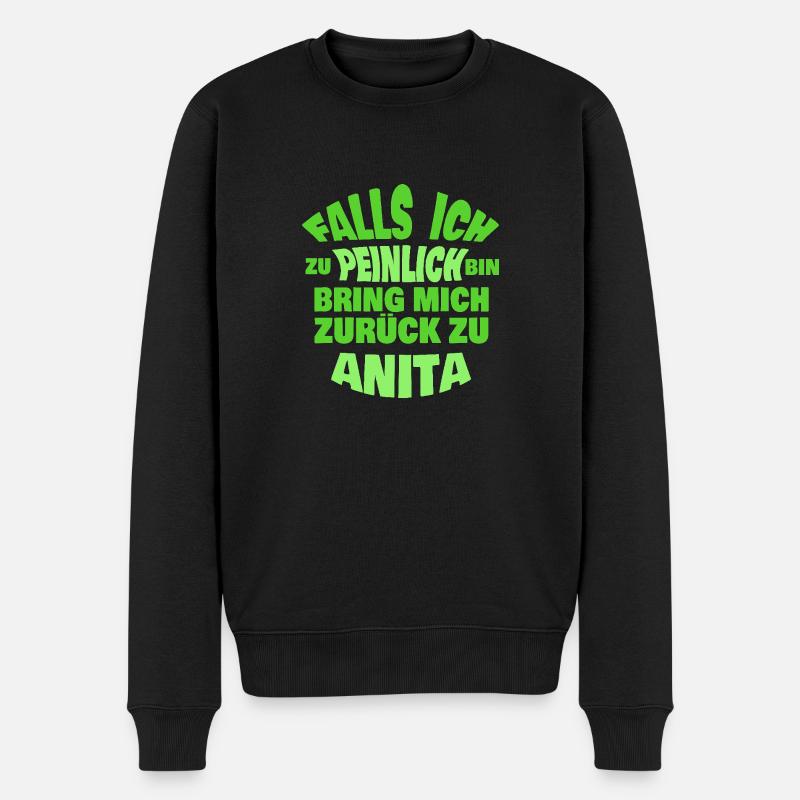 Cadeau pour Anita - Pull Premium bio Homme - noir
