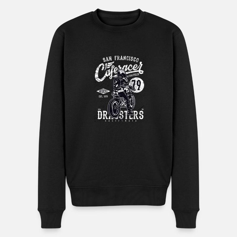 Caferacer79 - Männer Premium Bio Pullover - Schwarz
