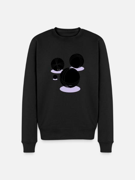 boule - Männer Premium Bio Pullover - Schwarz
