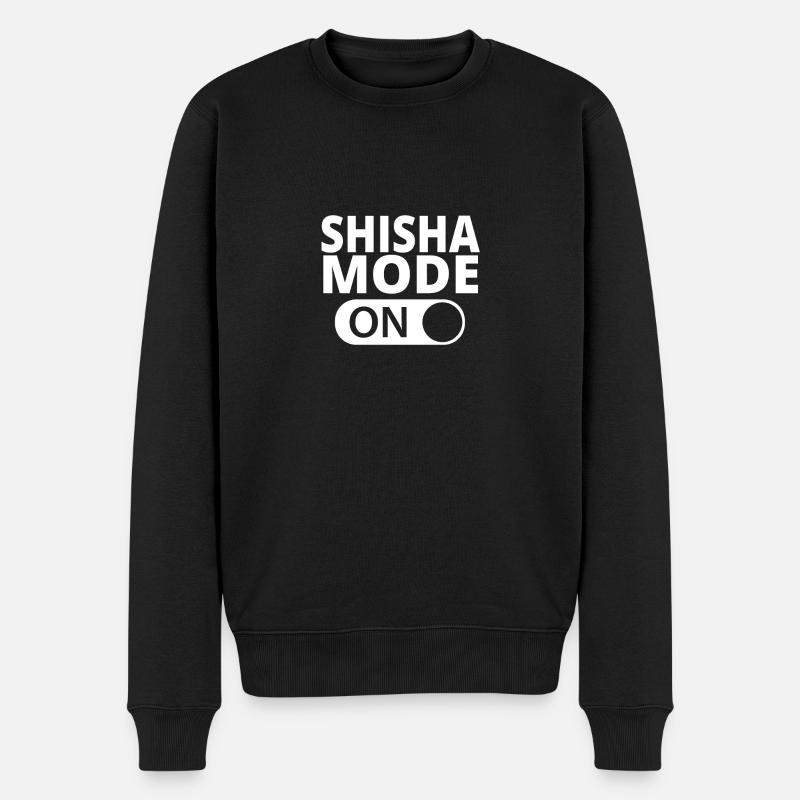 MODE ON SHISHA - Männer Premium Bio Pullover - Schwarz