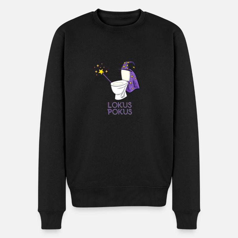Lokus pocus - Pull Premium bio Homme - noir