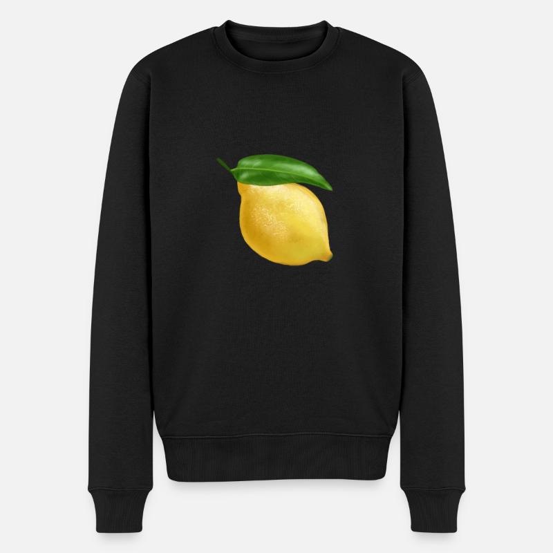 Citron Life - Pull Premium bio Homme - noir