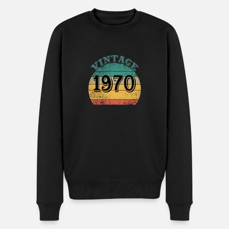 Millésime 1970 - Pull Premium bio Homme - noir