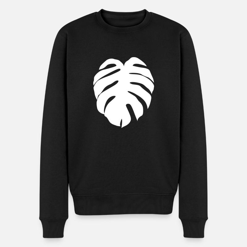 Monstera Variegata Deliciosa Plante - Pull Premium bio Homme - noir
