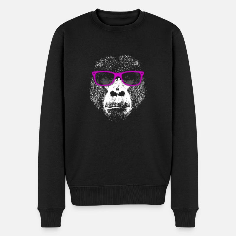 Gorille - Pull Premium bio Homme - noir
