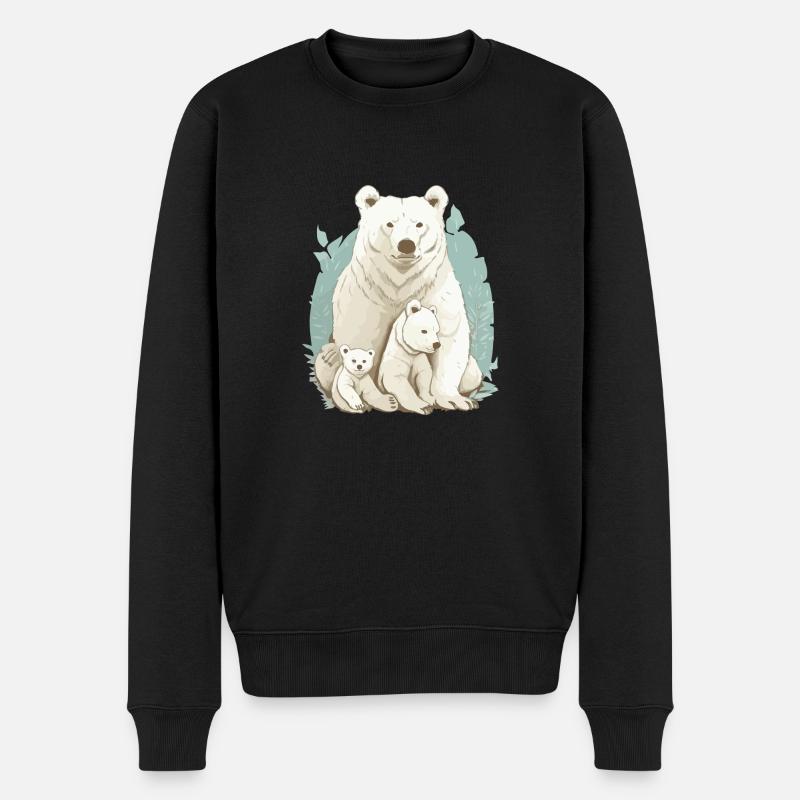 Maman ours - Pull Premium bio Homme - noir