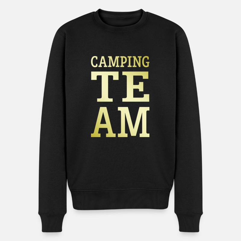 Équipe du camping - Pull Premium bio Homme - noir