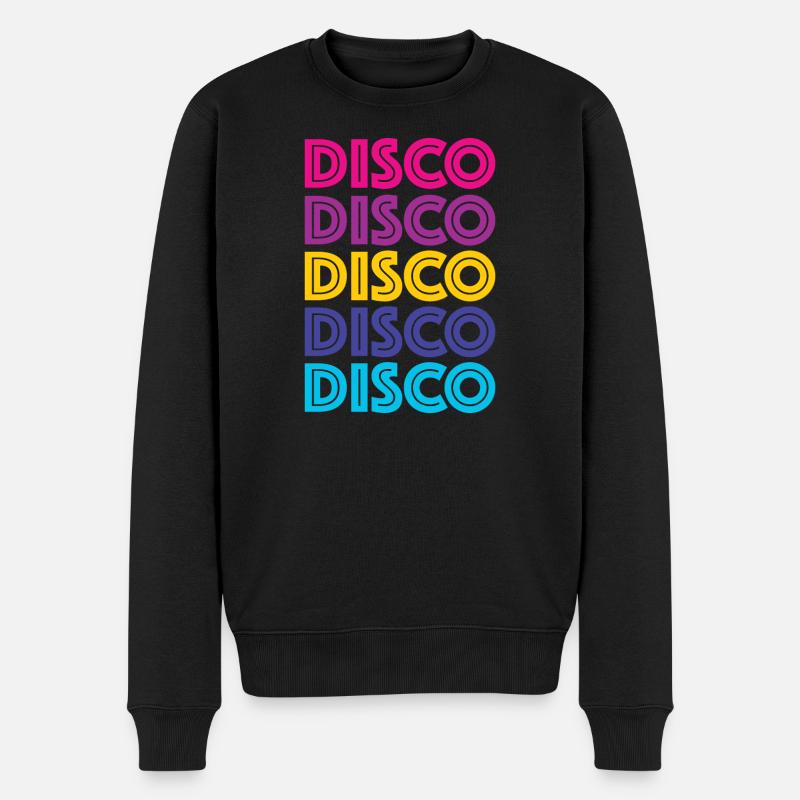 Disco Disco Disco - Pull Premium bio Homme - noir