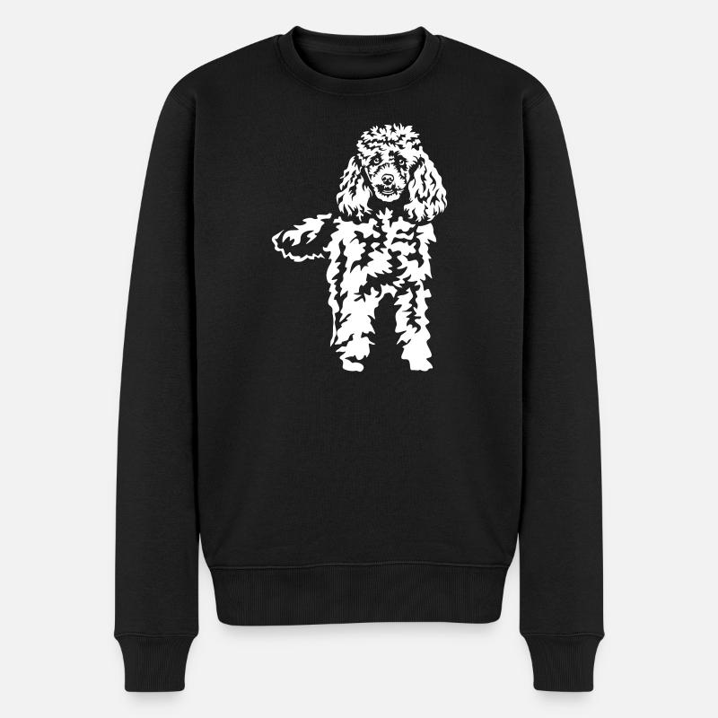 Caniche « Black Edition » - Pull Premium bio Homme - noir