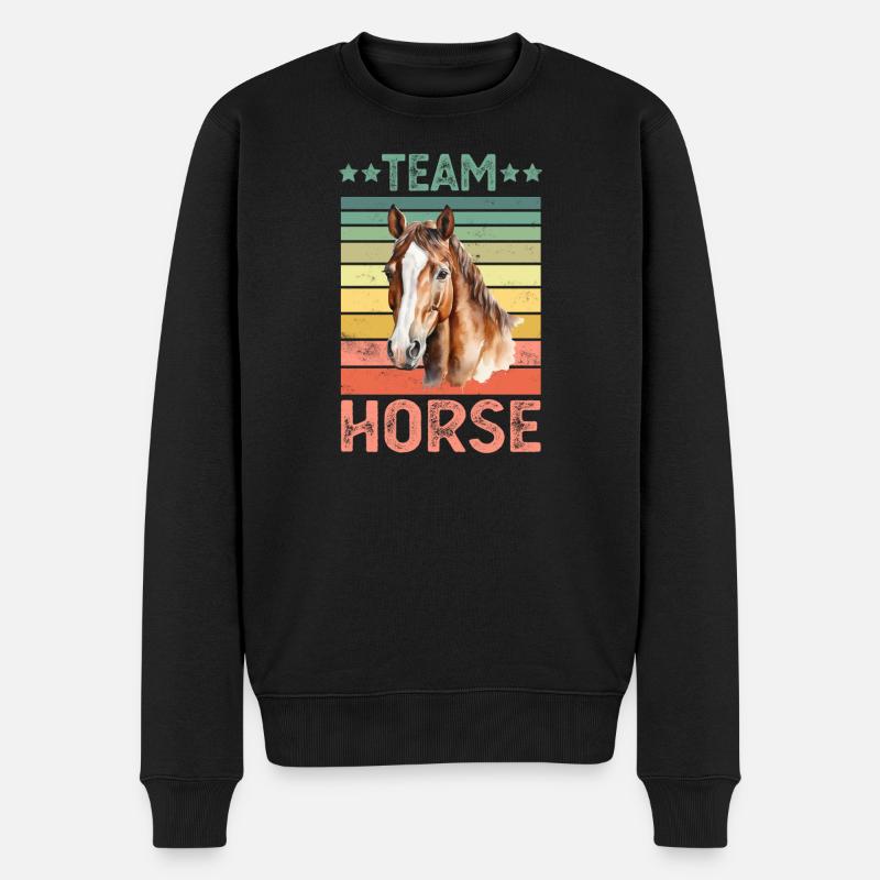 Cheval - Pull Premium bio Homme - noir