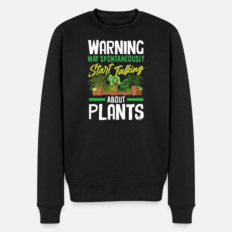 Garten- Und Pflanzenliebhaber Geschenke - Männer Premium Bio Pullover - Schwarz