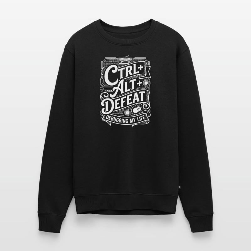 CTRL ALT DELETE Debugging My Life Men's Premium Organic Jumper