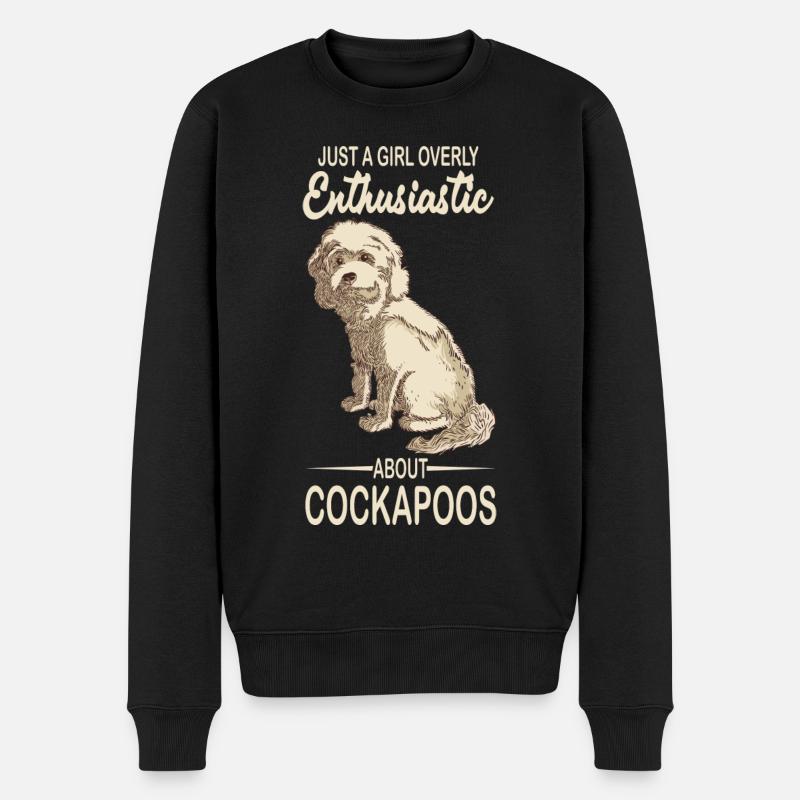Cockapoo - Men's Premium Organic Jumper - black