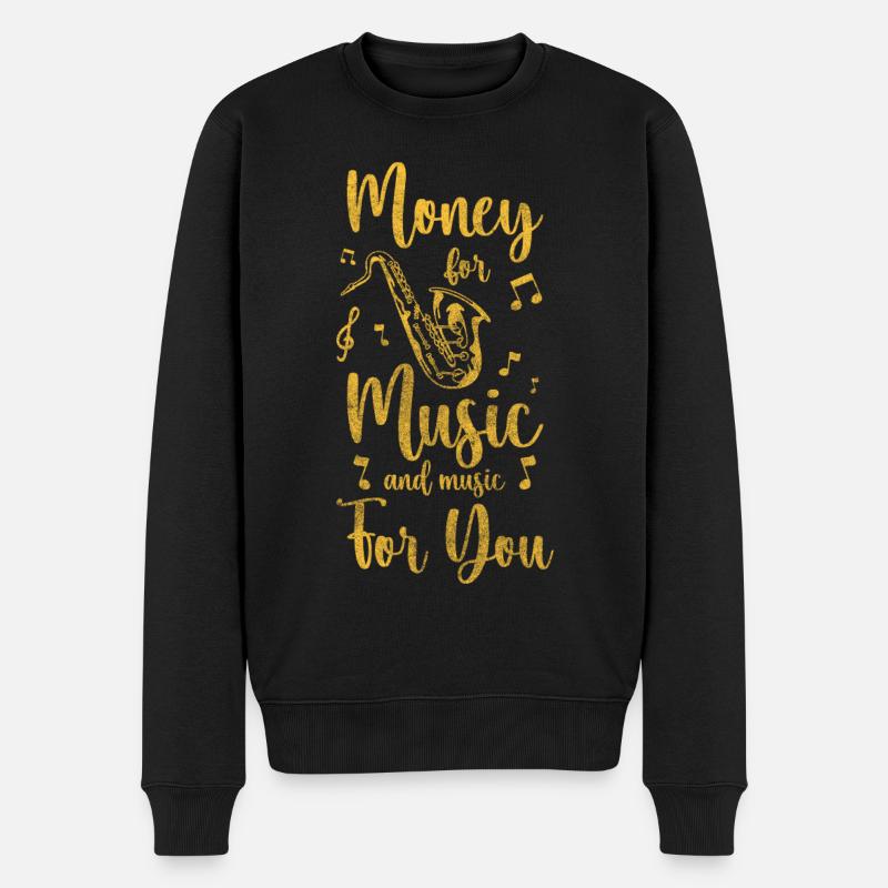 Busker Art Donation Band - Pull Premium bio Homme - noir