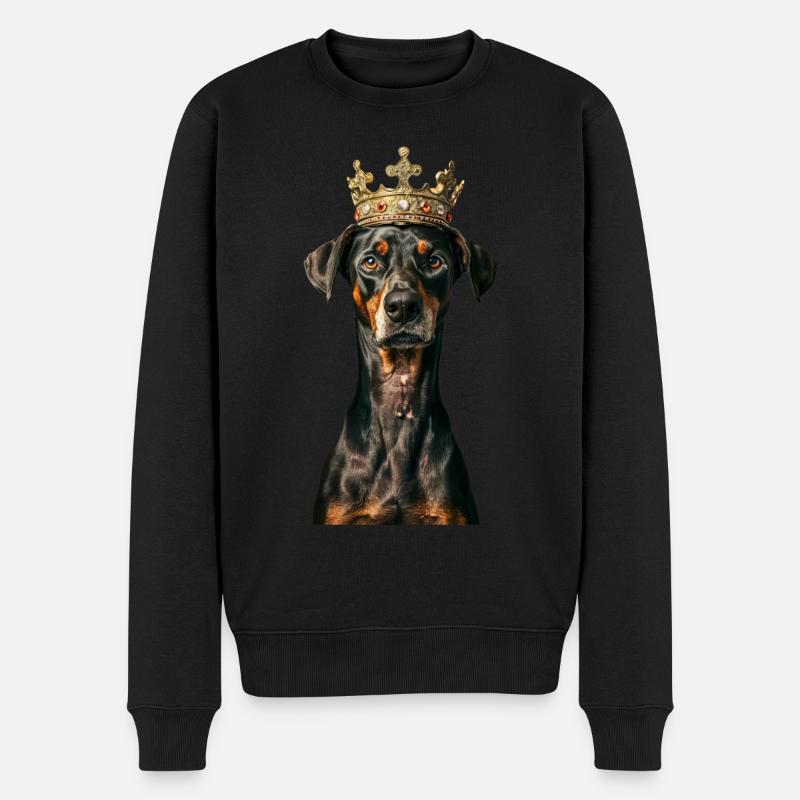 Doberman - Pull Premium bio Homme - noir