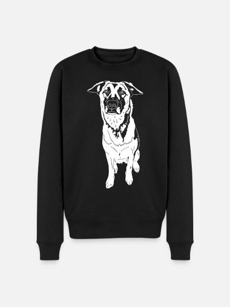 Malinois - Männer Premium Bio Pullover - Schwarz