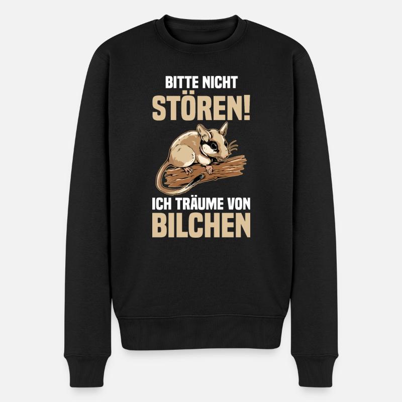 Bilch - Männer Premium Bio Pullover - Schwarz