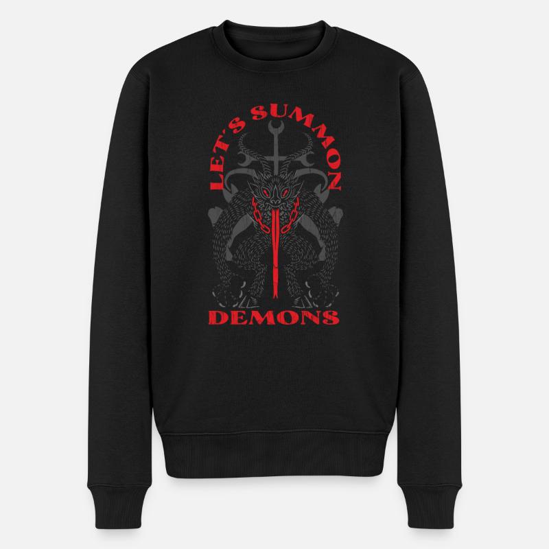 Occult - Männer Premium Bio Pullover - Schwarz