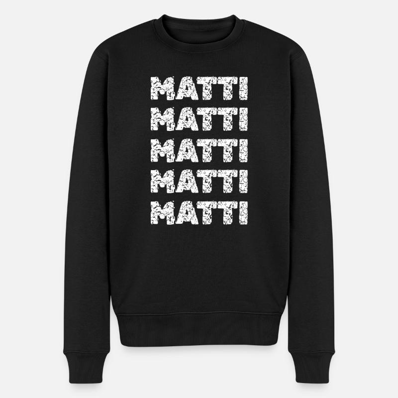 Cadeau pour Matti - Pull Premium bio Homme - noir
