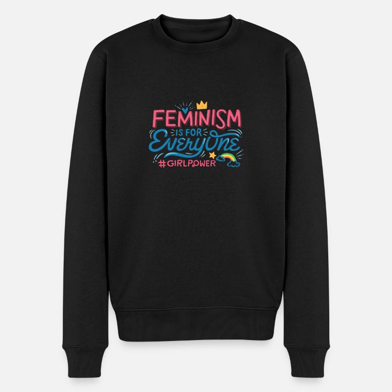 POUR TOUT LE MONDE EST FEMINISME - Pull Premium bio Homme - noir