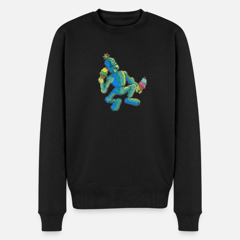 Enfants de glace Robot - Pull Premium bio Homme - noir
