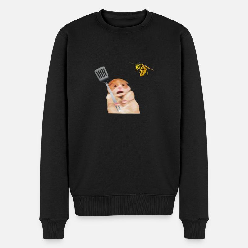 Oh, non ! Une guêpe maléfique ! - Pull Premium bio Homme - noir