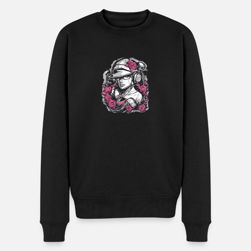 Guerrier des Roses - Pull Premium bio Homme - noir