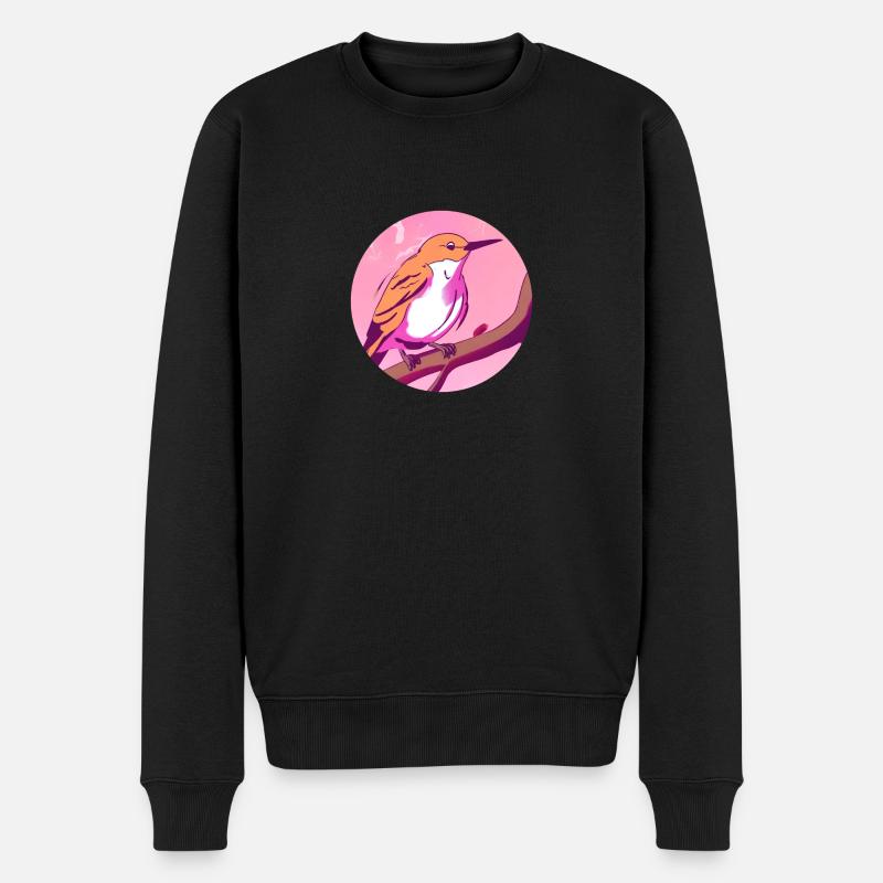 Oiseau d’éveil printanier - Pull Premium bio Homme - noir