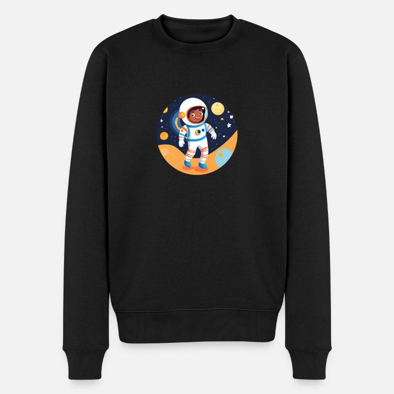 Aventure cosmique pour enfants - Pull Premium bio Homme - noir