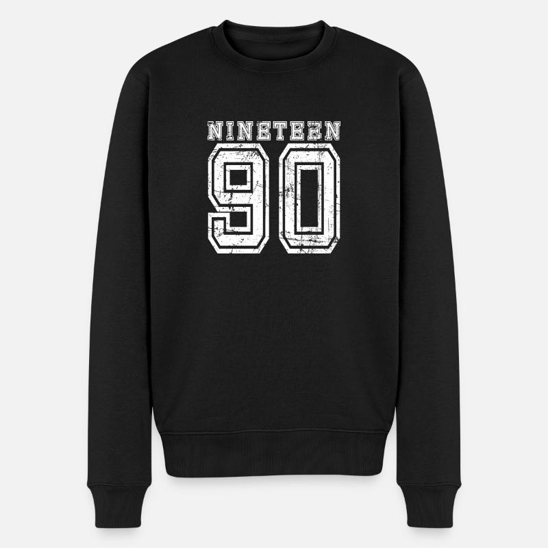 1990 NINETEEN - Pull Premium bio Homme - noir