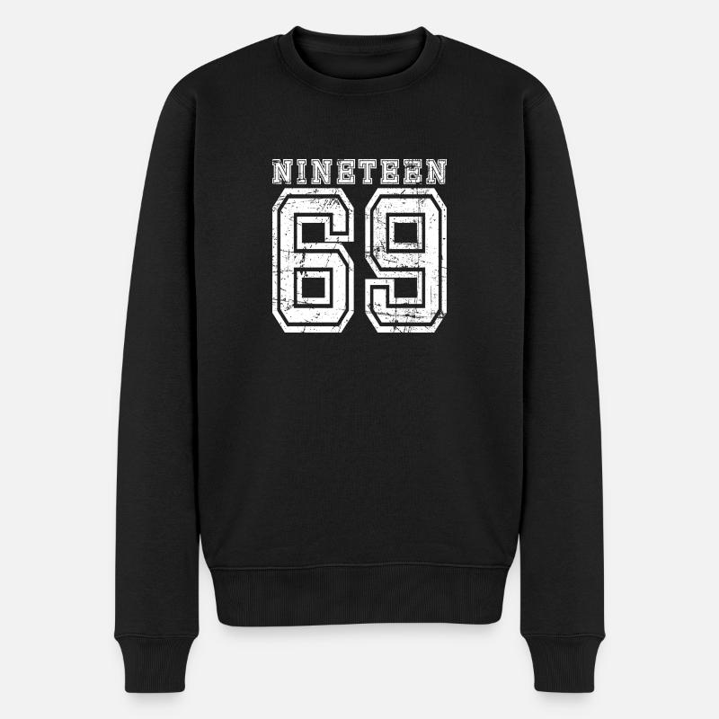 1969 NINETEEN - Pull Premium bio Homme - noir