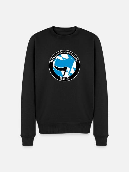Königlich Bayerische Antifa - Männer Premium Bio Pullover - Schwarz