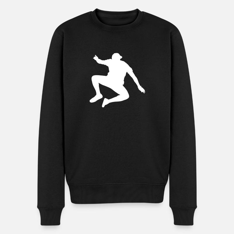 Cool Design: Free Running Springer - Pull Premium bio Homme - noir