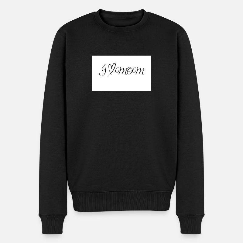 Mama - Männer Premium Bio Pullover - Schwarz